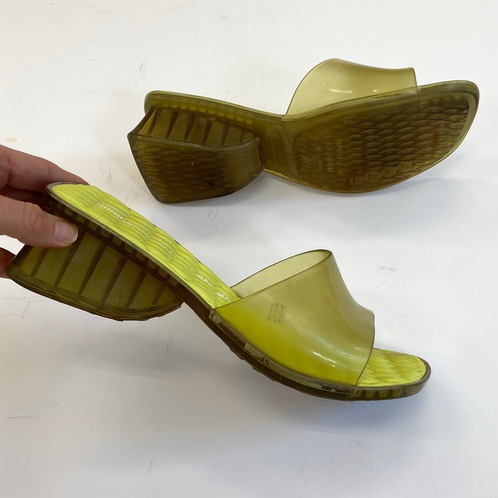 MELISSA X OPENING CEREMONY SLIDES SANDALS WITH SMALL HEEL Ladii